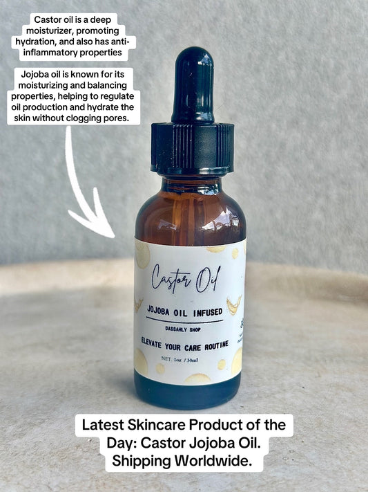 Pure Organic Castor Oil – Jojoba Oil Infused | 30ml