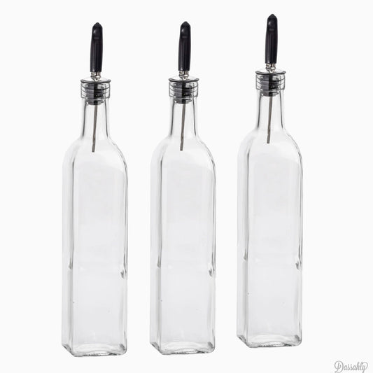 500ml Glass Oil Bottle with Pourer