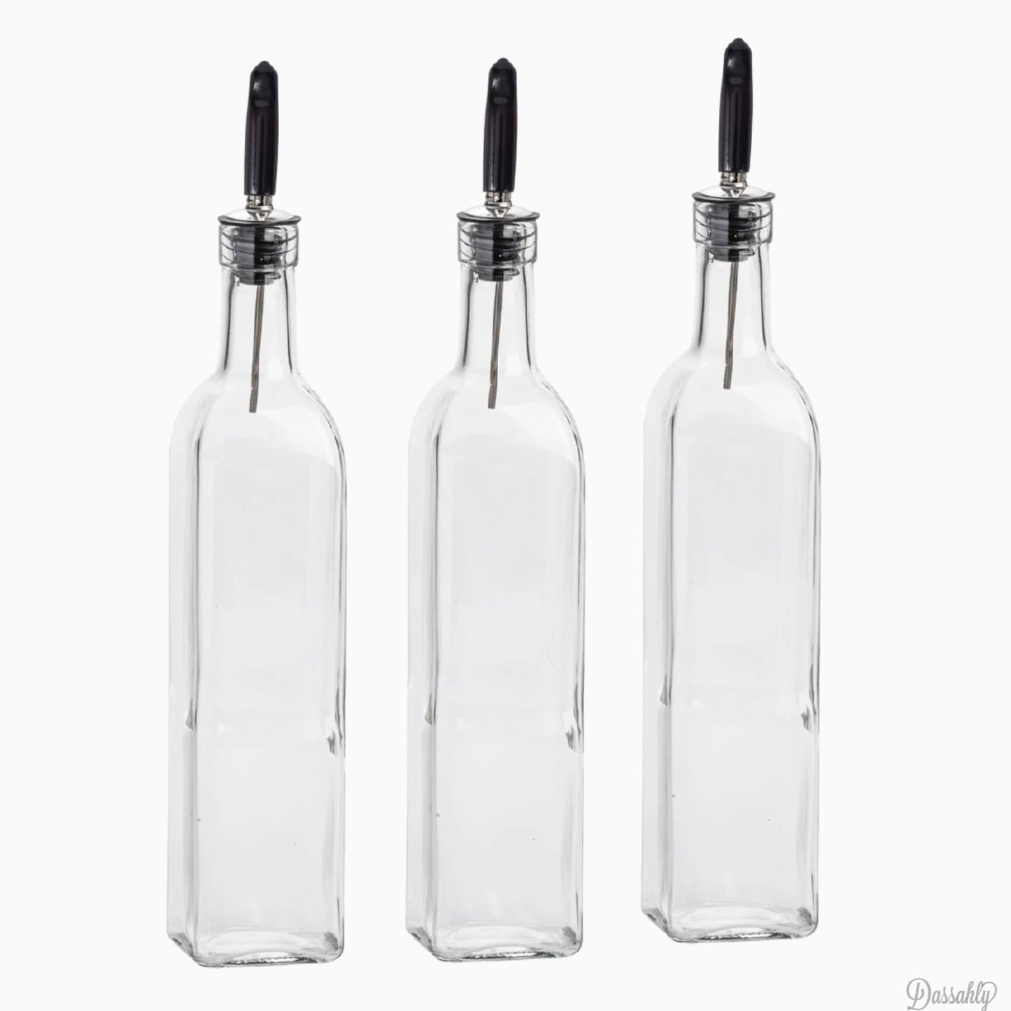 500ml Glass Oil Bottle with Pourer