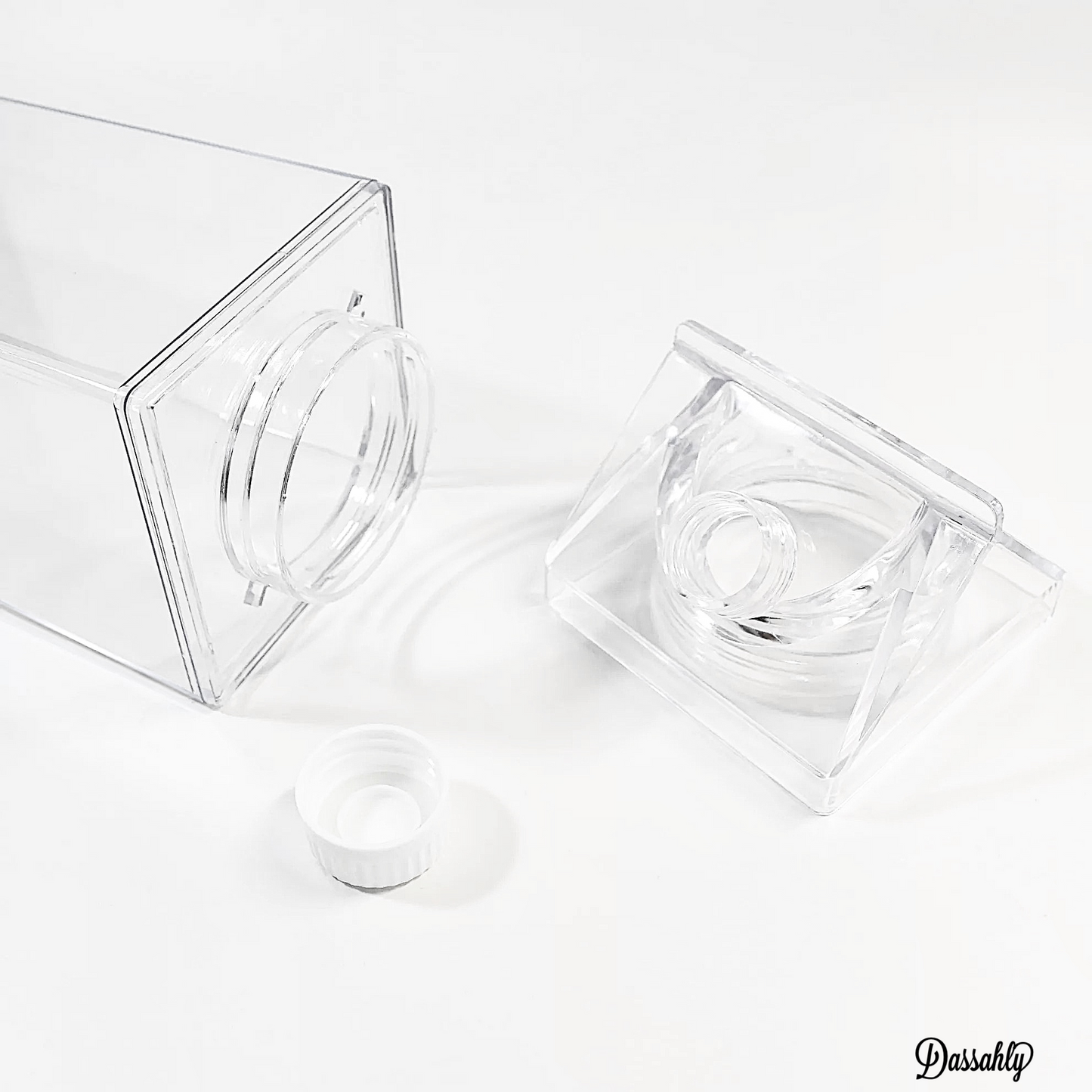 Clear Acrylic Drink/Fridge Bottle  - No Label