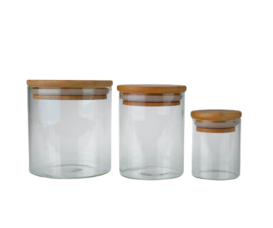 Bamboo Jar Set with Label