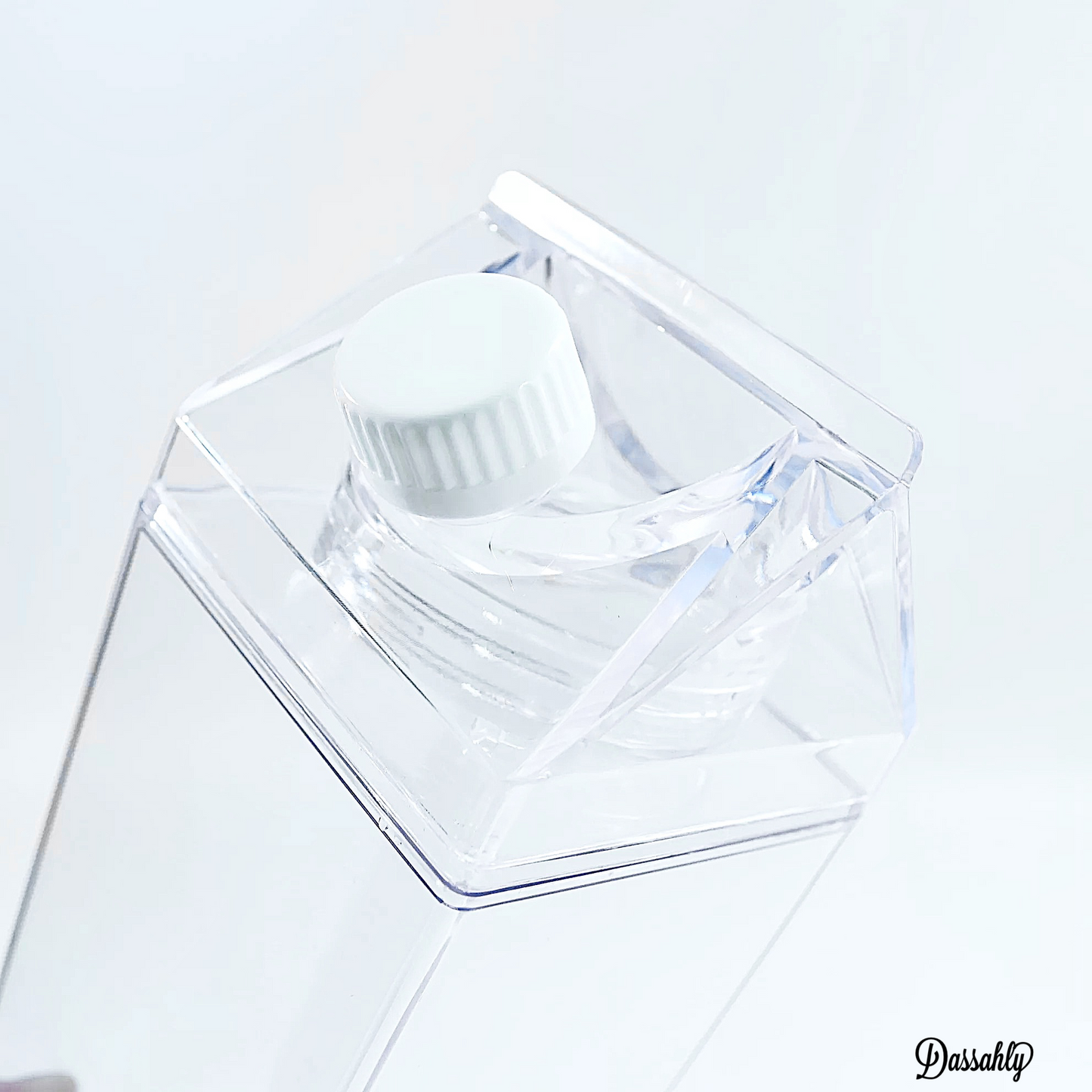 Clear Acrylic Drink/Fridge Bottle  - No Label